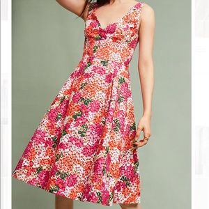 Never Worn Monique Lhuillier Embroidered Dress